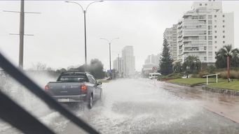 fuertes lluvias causaron inundaciones en varias zonas de maldonado y punta del este