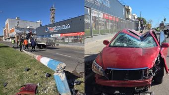 El siniestro ocurrió en Bv. Battle y Ordoñez y Cádiz. Fotos: Beatriz Martínez.&nbsp;