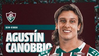agustin canobbio ficho para el fluminense, que este ano tiene mundial de clubes