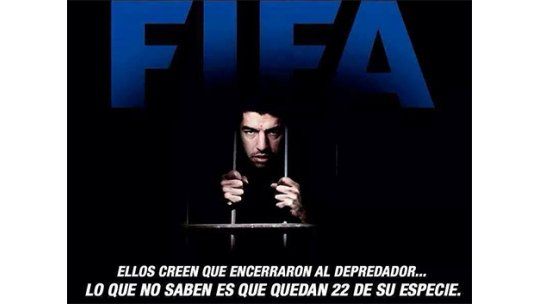 Apoyo a Luis Suárez tras la dura sanción impuesta por la FIFA