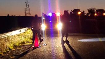 Foto: Silvia Techera, periodista de Subrayado, en X. Accidente en Cerro Largo; hombre fue atropellado.