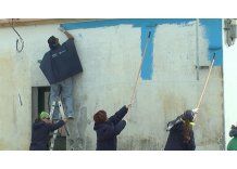 Voluntarios de 12 países reconstruyen espacios para niños en Dolores