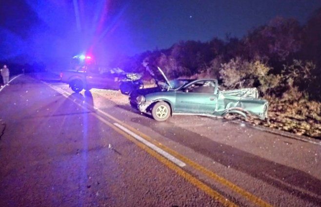 Foto: Policía Caminera. Accidente en ruta 39, cerca de Aiguá.&nbsp;