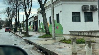 Foto: Subrayado. Escena del ataque, en el barrio La Paloma.