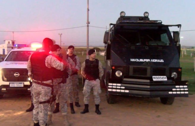 Foto: Subrayado, archivo. Policía en Maldonado Nuevo, Maldonado.