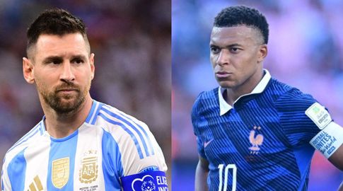 Messi y Mbappé en la carrera por ser el goleador del Mundial 2026. Foto: composición AFP.