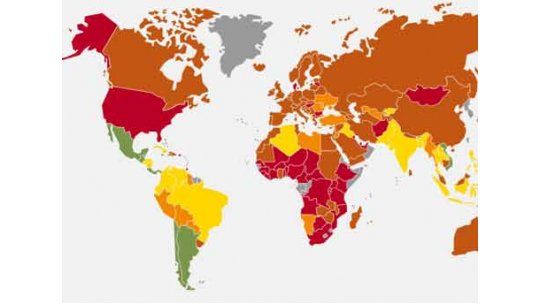 mapa de la felicidad
