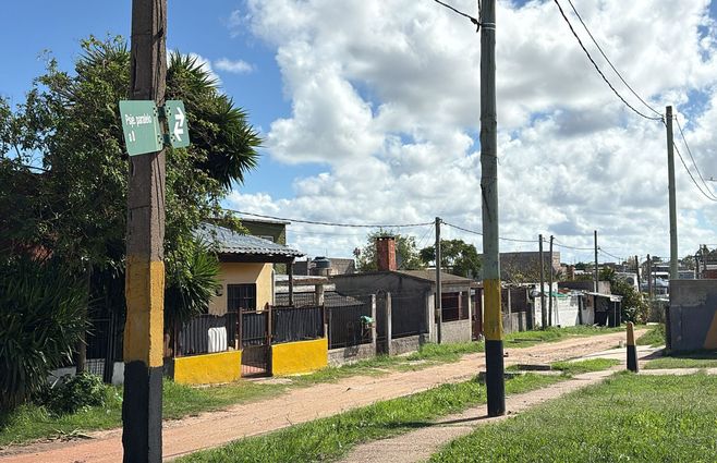 Foto: Mª. Eugenia Scognamiglio, Subrayado. Escena del homicidio en Casabó.