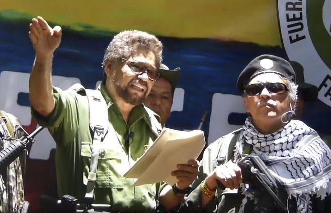 Iván Marquez en 2016, cuando 7.000 combatientes depusieron armas.&nbsp; Ahora hay un llamado al retorno. Al menos 120 exguerrilleros han sido asesinados desde que se firmó el acuerdo.