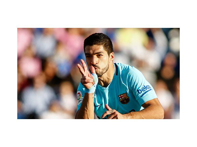 Suárez es el jugador de Barcelona que llegó más rápido a 100 goles en Liga