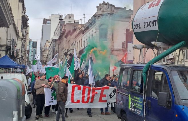 COFE ocupa el Ministerio de Trabajo. Foto: Valeria de los Santos