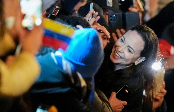 María-Corina-Machado-en-Oslo-AFP