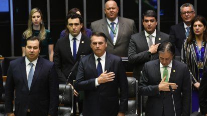 jair bolsonaro juro como nuevo presidente de brasil