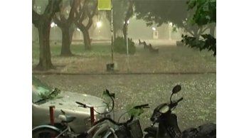 Advertencia naranja por tormentas fuertes y actividad eléctrica