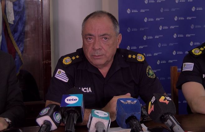 Carlos Ayuto, jefe de policía de Salto.