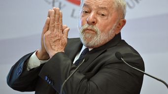 Lula en campaña. AFP.