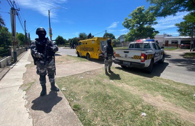 Foto: Gonzalo Palma, Subrayado. La rapiña ocurrió a la hora 9:20 de este jueves.