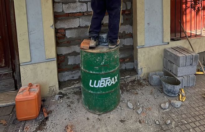 Vivienda tapiada. Foto cedida a Subrayado.
