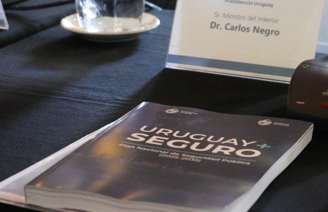 Foto: Ministerio del Interior. Carlos Negro presenta el plan de seguridad al Consejo de Ministros.