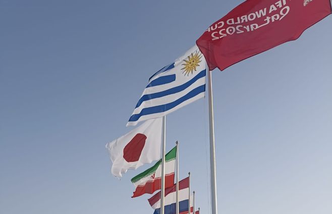 Pabellón de Uruguay en Qatar. Foto y video: Ministerio de Relaciones Exteriores.