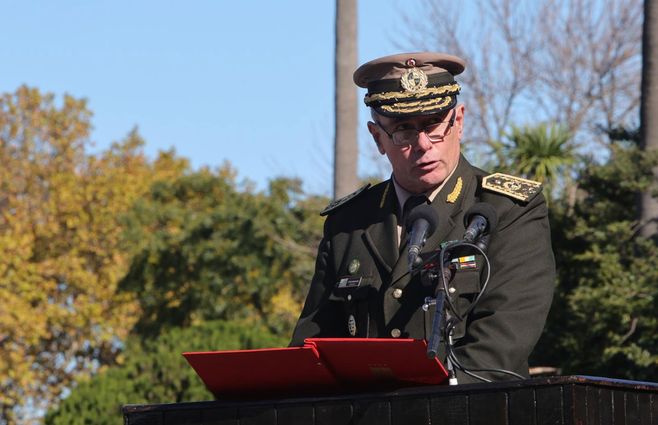 Comandante del Ejército Mario Stevenazzi. Foto: FocoUy.