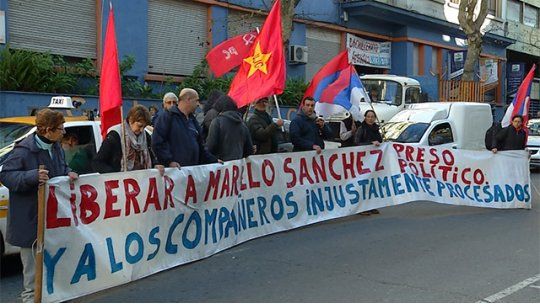 Nuevo Partido Comunista pide por su líder preso en el Comcar