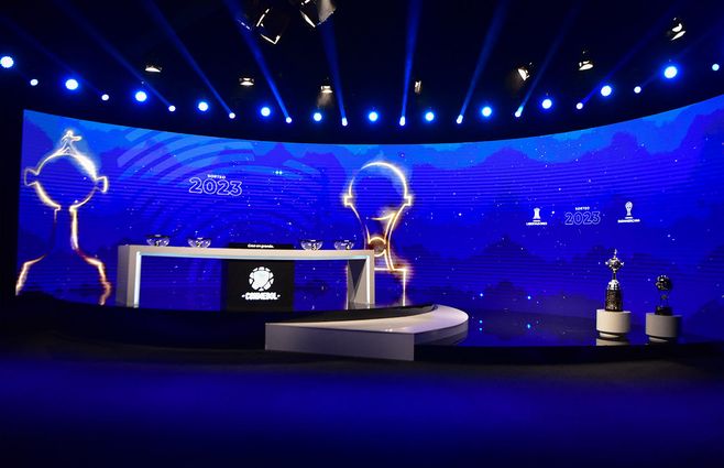 Foto: AFP. Sorteo Libertadores 2023.&nbsp;