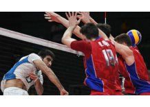 Selección de voley masculino de Argentina le gana a Rusia, campeón olímpico