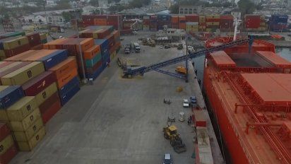 movimiento de mercaderias en el puerto crecio 21% entre enero y marzo