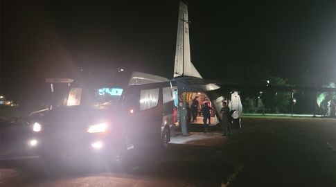 Avión de Fuerza Aérea que trasladaba a niño picado por escorpión abortó el despegue por un ave en un motor