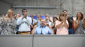 MPP presentó candidatura de Mario Bergara. Foto: Foco UY