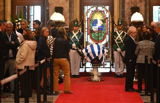 Velatorio de Juan Andrés Ramírez. Foto: FocoUy