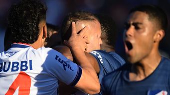 Festejo de Nacional en el cierre del Torneo Clausura. Foto: Foco UY