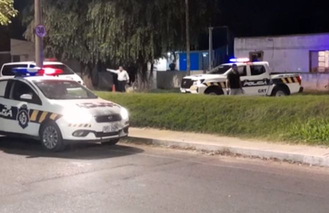 Foto: captura Subrayado. Vivienda donde fue baleada la víctima, en el barrio Rivera Chico.