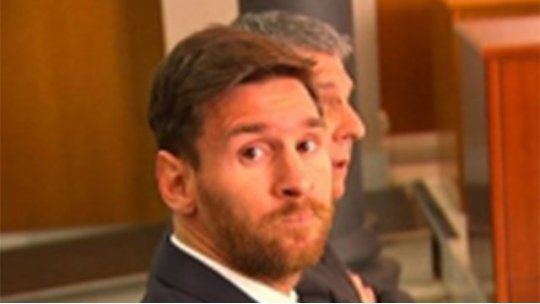 Lional Messi y su padre