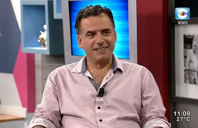 Yamandú Orsi en una reciente entrevista en Canal 10