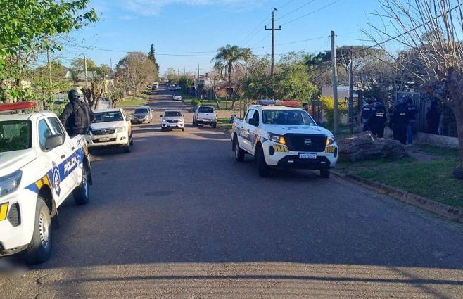Los allanamientos fueron realizados en la tarde del miércoles.