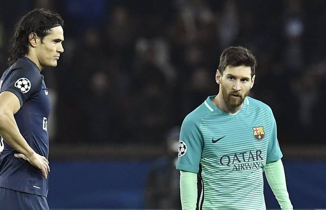 Cavani y Messi, dos figuras que vuelven a sus equipos