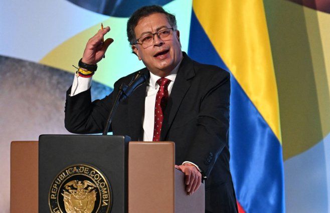 Presidente de Colombia Gustavo Petro. AFP