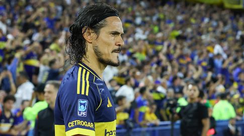 Foto: AFP. Edison Cavani, Boca. Foto: AFP. Edison Cavani, Boca.