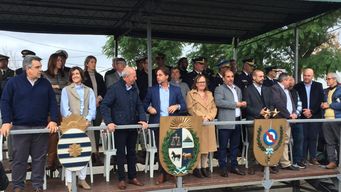 lacalle pou participo del 140° aniversario de la localidad de ecilda paullier