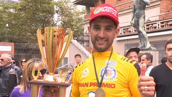 agustin alonso fue el ganador en la 77ª vuelta ciclista del uruguay