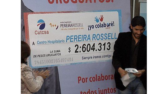 Millonaria donación al Pereira Rossell por campaña de Cutcsa