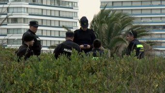 Foto: Subrayado. Había movimiento de arena en el lugar donde fue hallada la mochila.