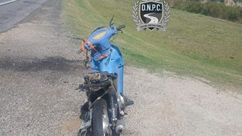 un motociclista de 67 anos murio tras ser embestido por una camioneta en ruta 11