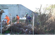 Retiran 66 toneladas de basura de terreno baldío en zona del Mercado Modelo