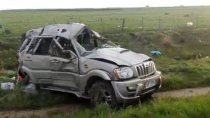 accidente en melo: murio un conductor del ministerio de industria