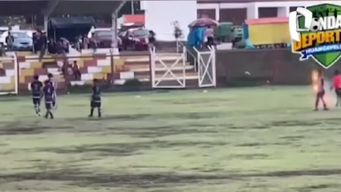 peru: un rayo cayo en pleno partido de futbol y mato a un futbolista