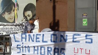 docentes de tecnologia de utu ocupan la sede central del codicen de la anep