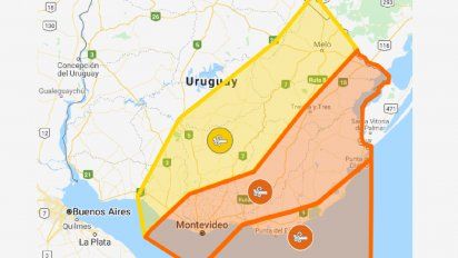 continuan vigentes alertas naranja y amarilla por vientos muy fuertes y persistentes